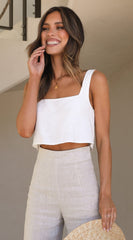 Paros Top - White