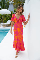 Summer Time Loving Midi Dress Pink