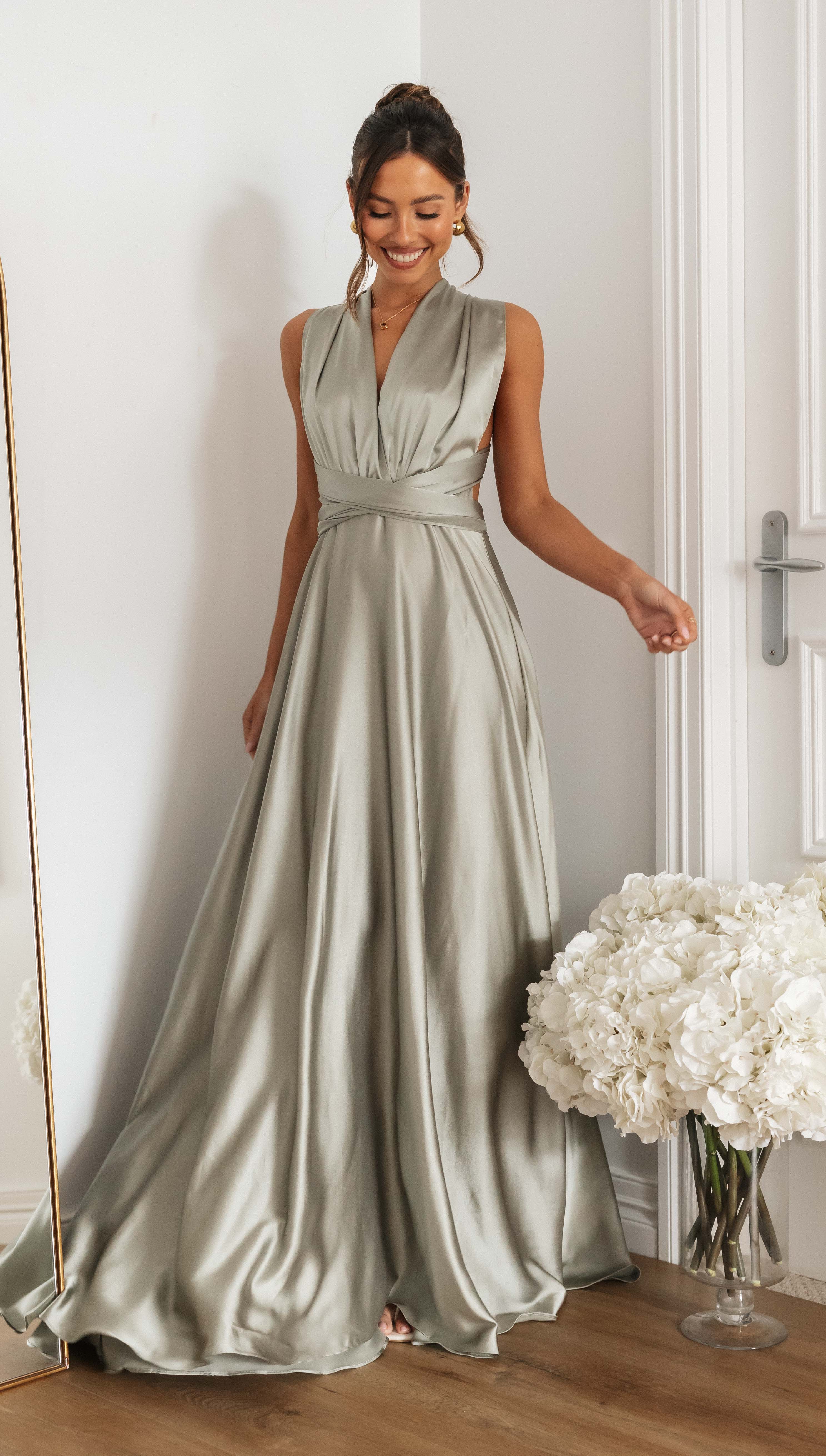 Margaux Maxi Dress (Olive)