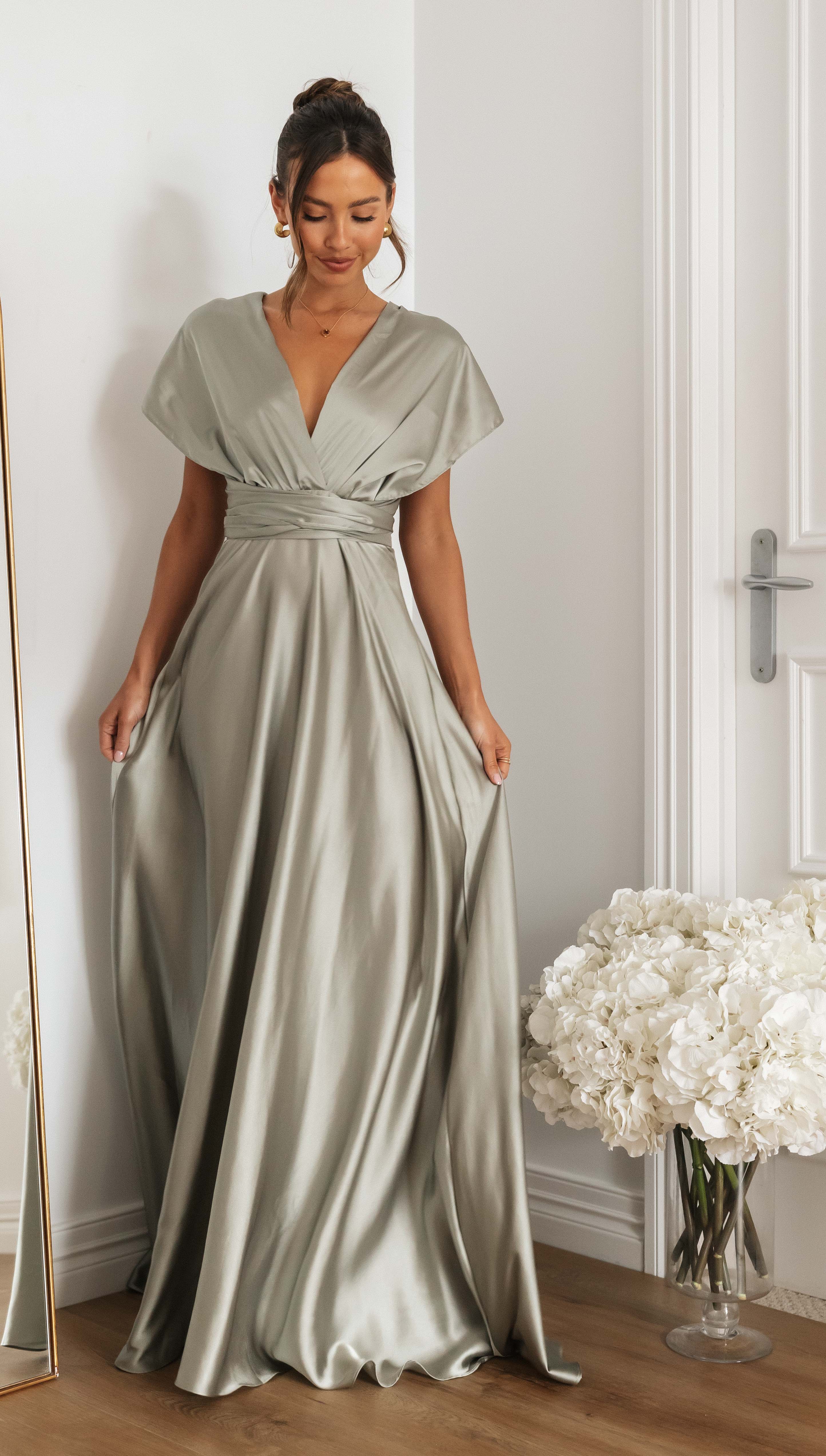 Margaux Maxi Dress (Olive)