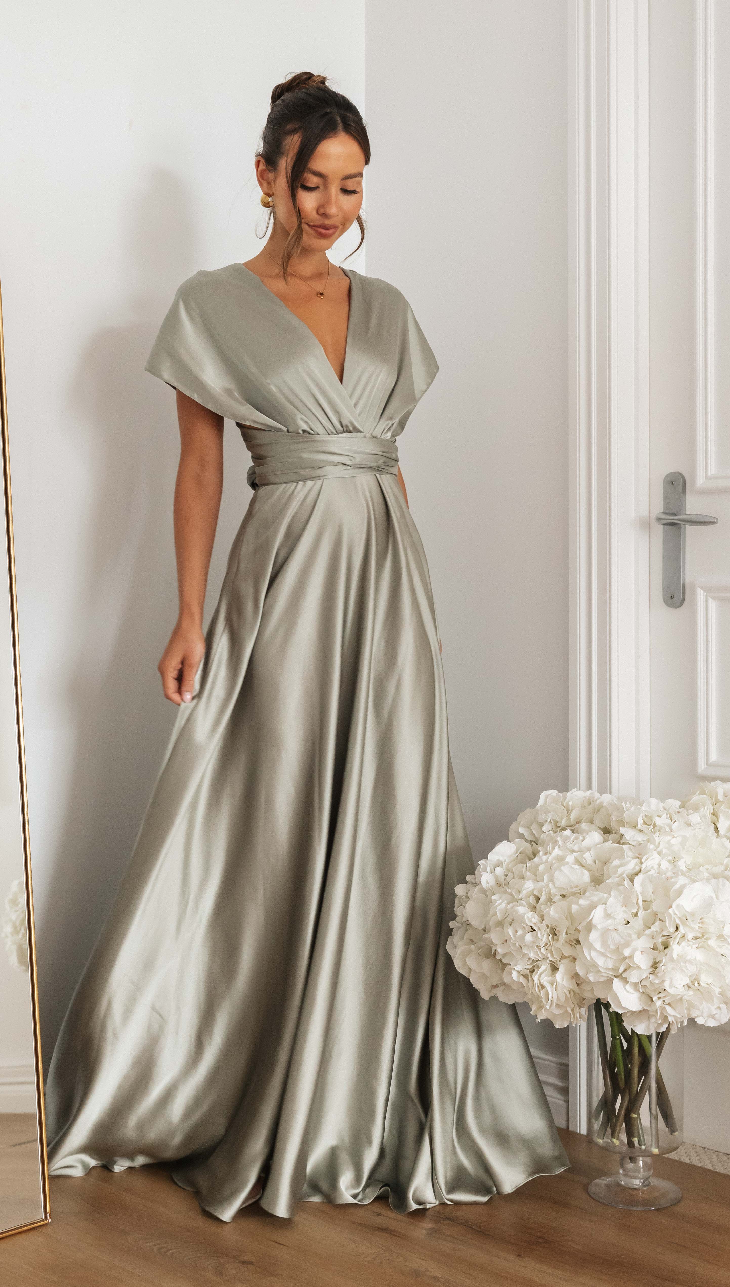 Margaux Maxi Dress (Olive)