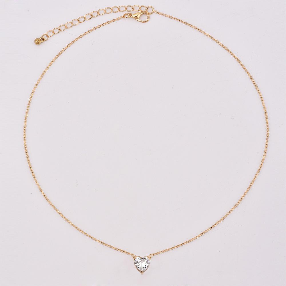 Sweetheart Rhinestone Chocker Necklace