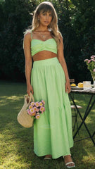 Lime Green Maxi Skirts