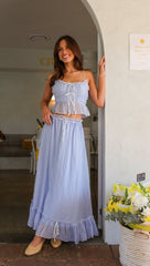 Dorothy Maxi Skirt (Blue)