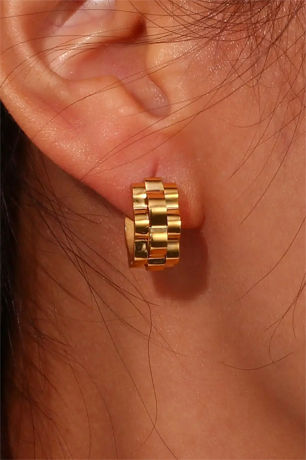 Golden Stack Earrings